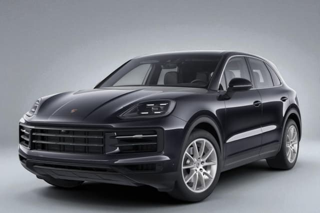 Porsche Cayenne Coupe Chromite Black Metallic Color Image